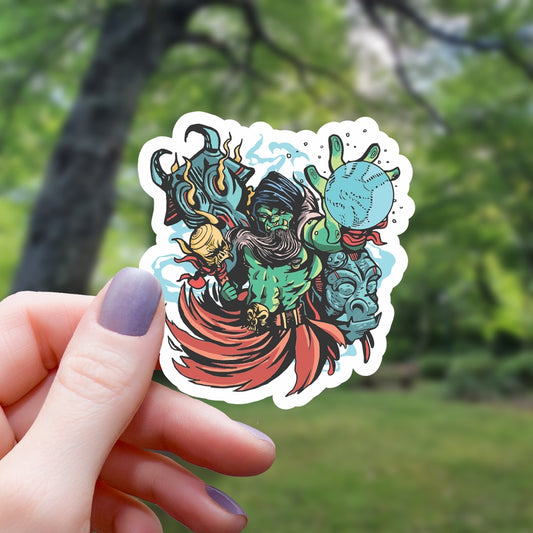 ORC SORCERER RPG STICKER