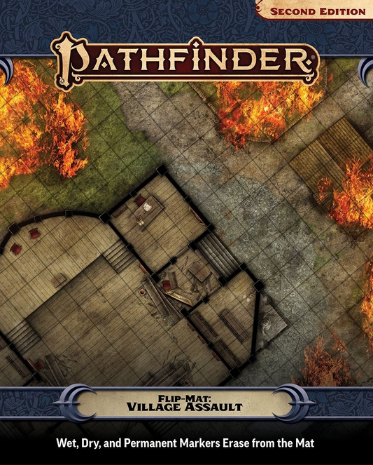 PATHFINDER FLIP MAT: VILLAGE ASSAULT