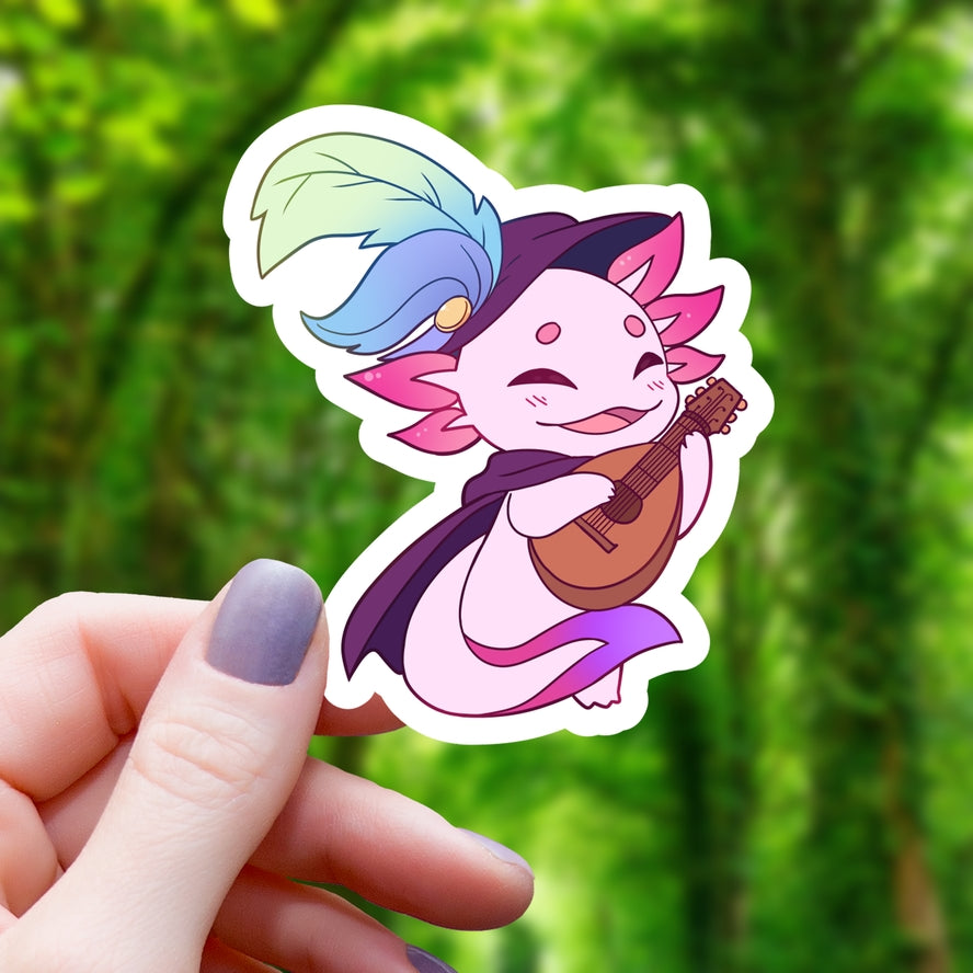 AXOLOTL BARD RPG STICKER