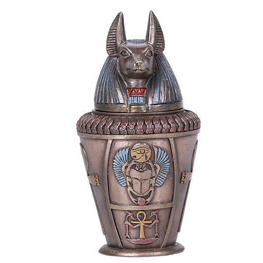 EGYPTIAN CANOPIC JAR DUAMUTEF