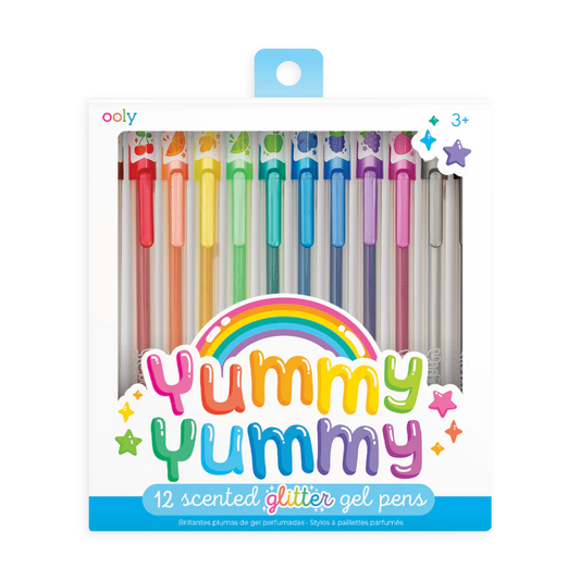 YUMMY YUMMY SCENTED GLITTER PENS (12)