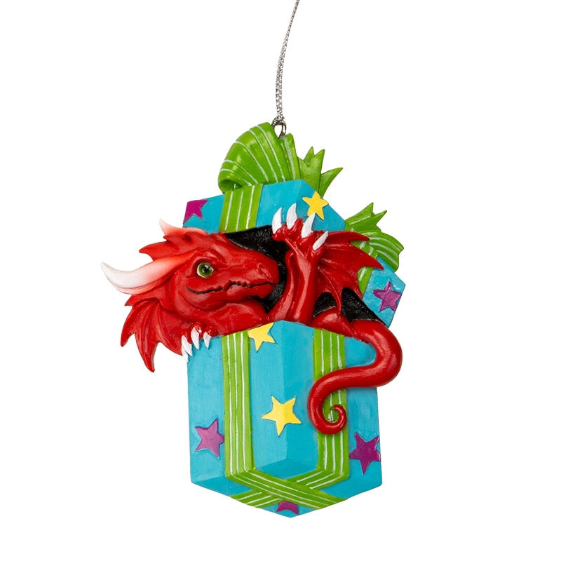 PRESENT DRAGON ORNAMENT