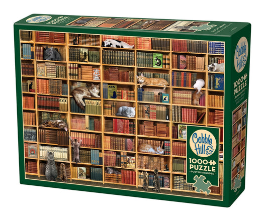 THE CAT LIBRARY 1000PC PUZZLE