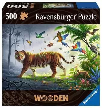 WOODEN JUNGLE TIGER 500PC