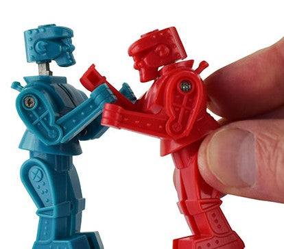 WORLD'S SMALLEST ROCK'EM SOCK'EM ROBOTS