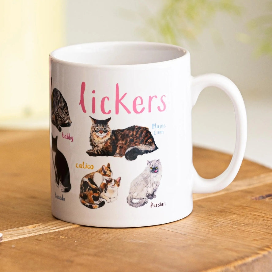 PUNNY LICKERS CAT MUG