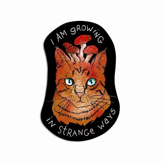 STRANGE WAYS CAT STICKER