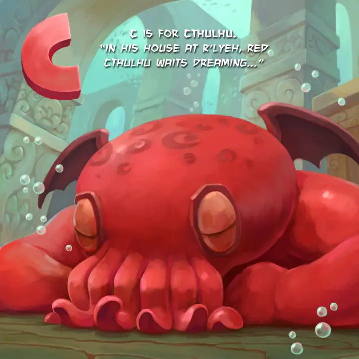 C IS FOR CTHULHU BY JASON CIARAMELLA AND ILLUSTRATED BY GREG MURPHY (BOARD BOOK)