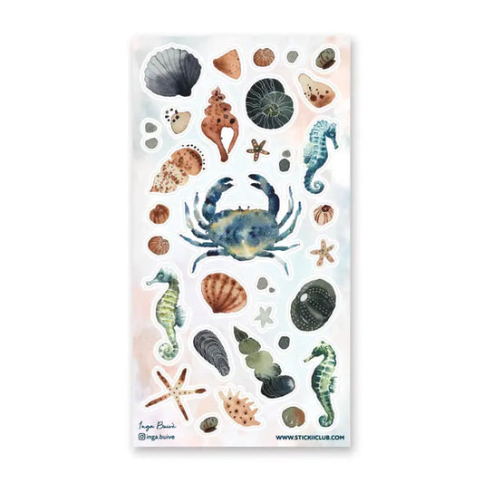 COASTAL COLLECTION STICKER SHEET