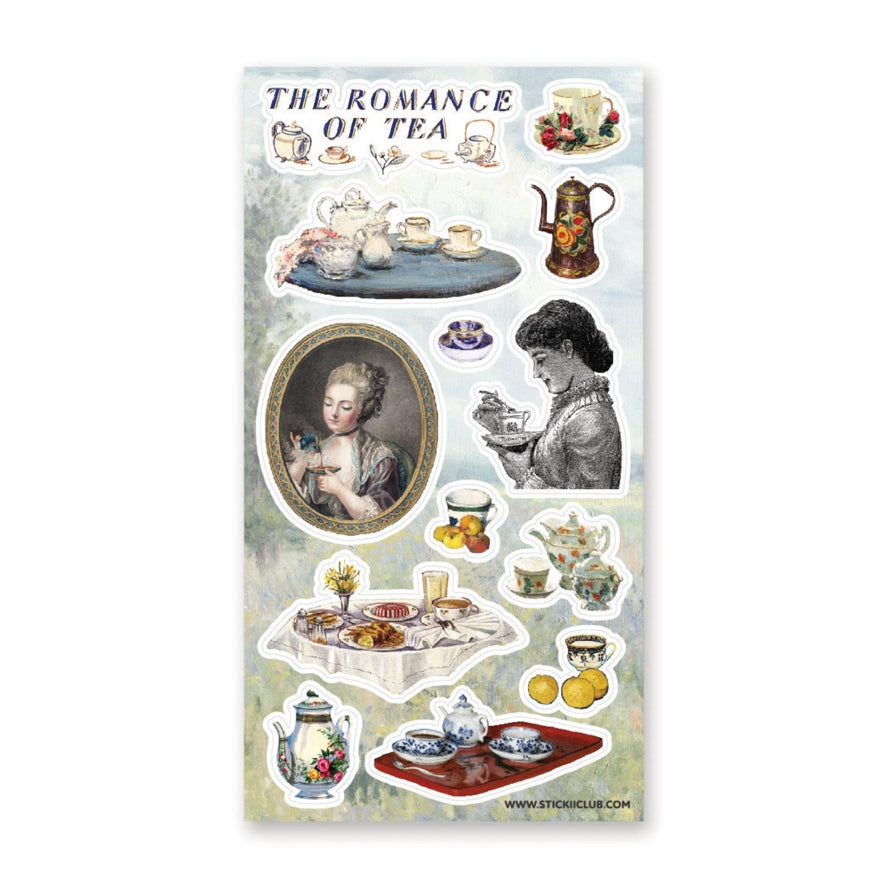 ROMANCE OF TEA STICKER SHEET