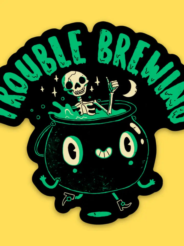 TROUBLE BREWING STICKER