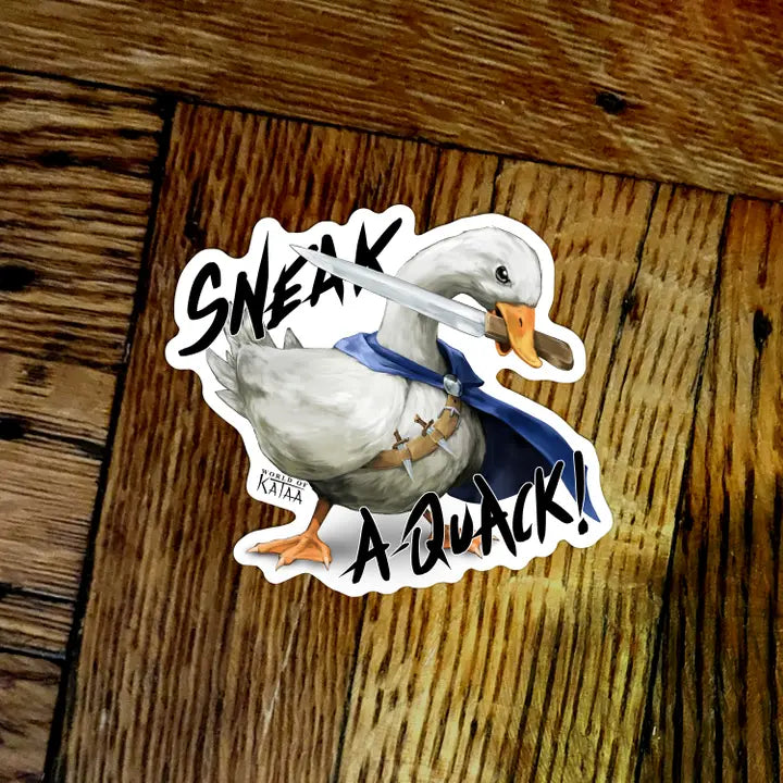 SNEAK A-QUACK STICKER