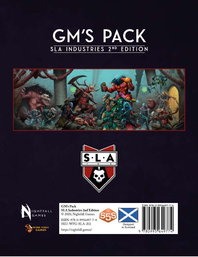 SLA INDUSTRIES 2E GM'S PACK