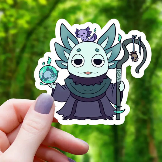 AXOLOTL NECROMANCER STICKER