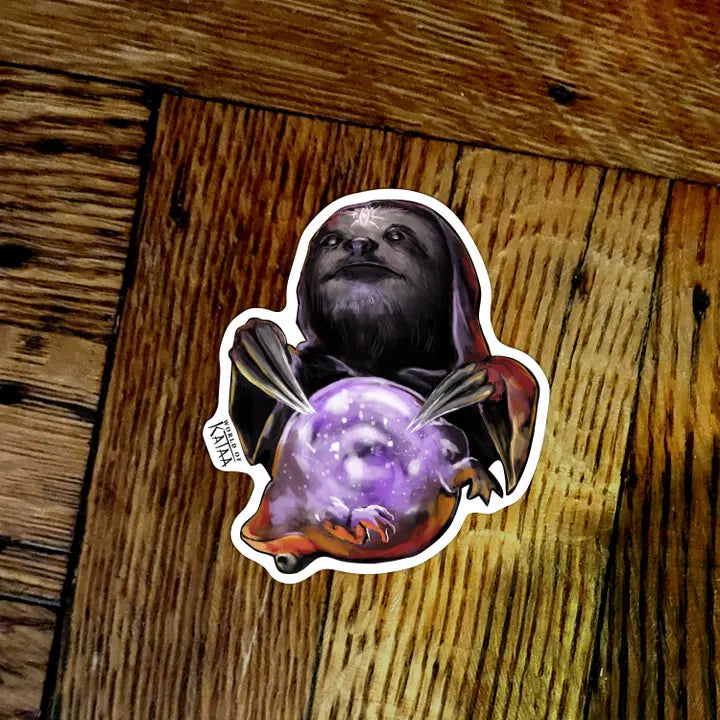 SLOTH SEER STICKER