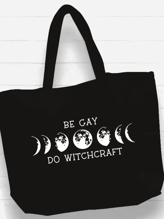 BE GAY AND DO WITCHCRAFT TOTE BAG