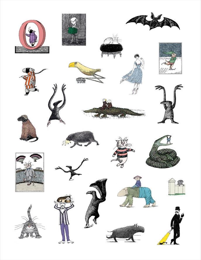 EDWARD GOREY STICKER BOOK