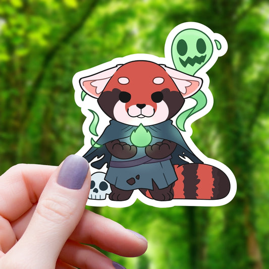 RED PANDA NECROMANCER RPG STICKER