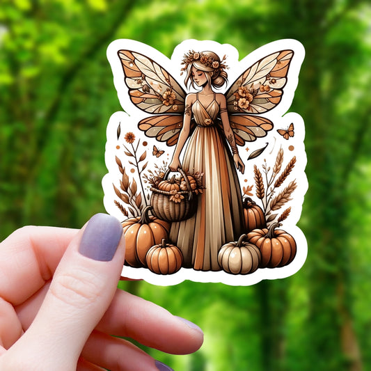 PUMPKIN FAIRY STICKER