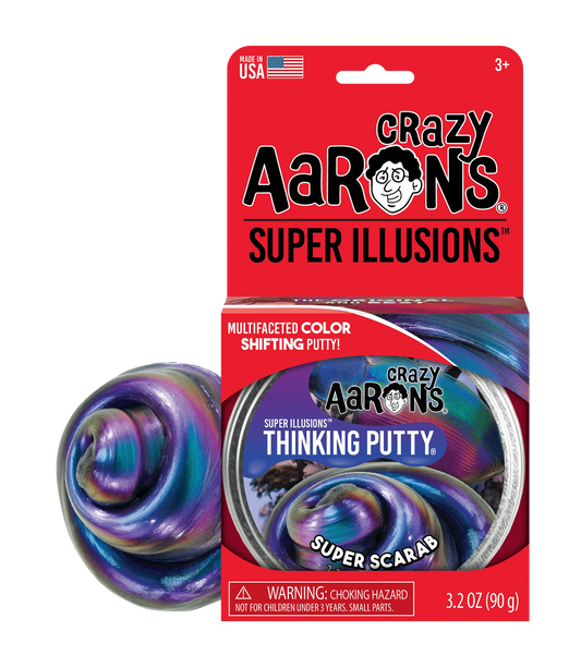 CRAZY AARON'S THINKING PUTTY SUPER SCARAB