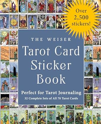 THE WEISER TAROT CARD STICKER BOOK (OVER 2500 STICKERS)