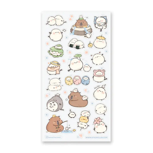 CAPY & BIRDY STICKER SHEET