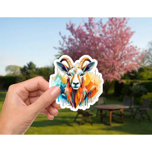 STYLIZED GOAT STICKER