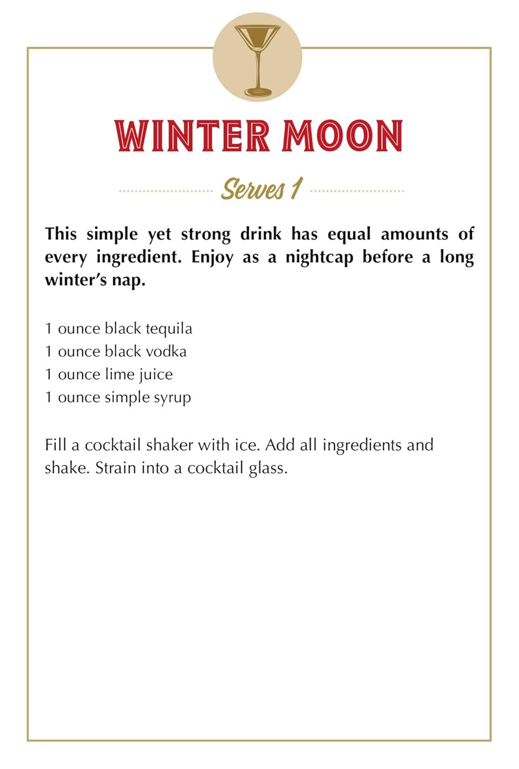 WINTER CHEERS: COZY COLD WEATHER COCKTAIL AND DRINK RECIPIES