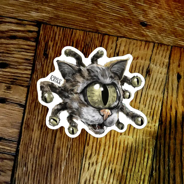 CAT BEHOLDER STICKER