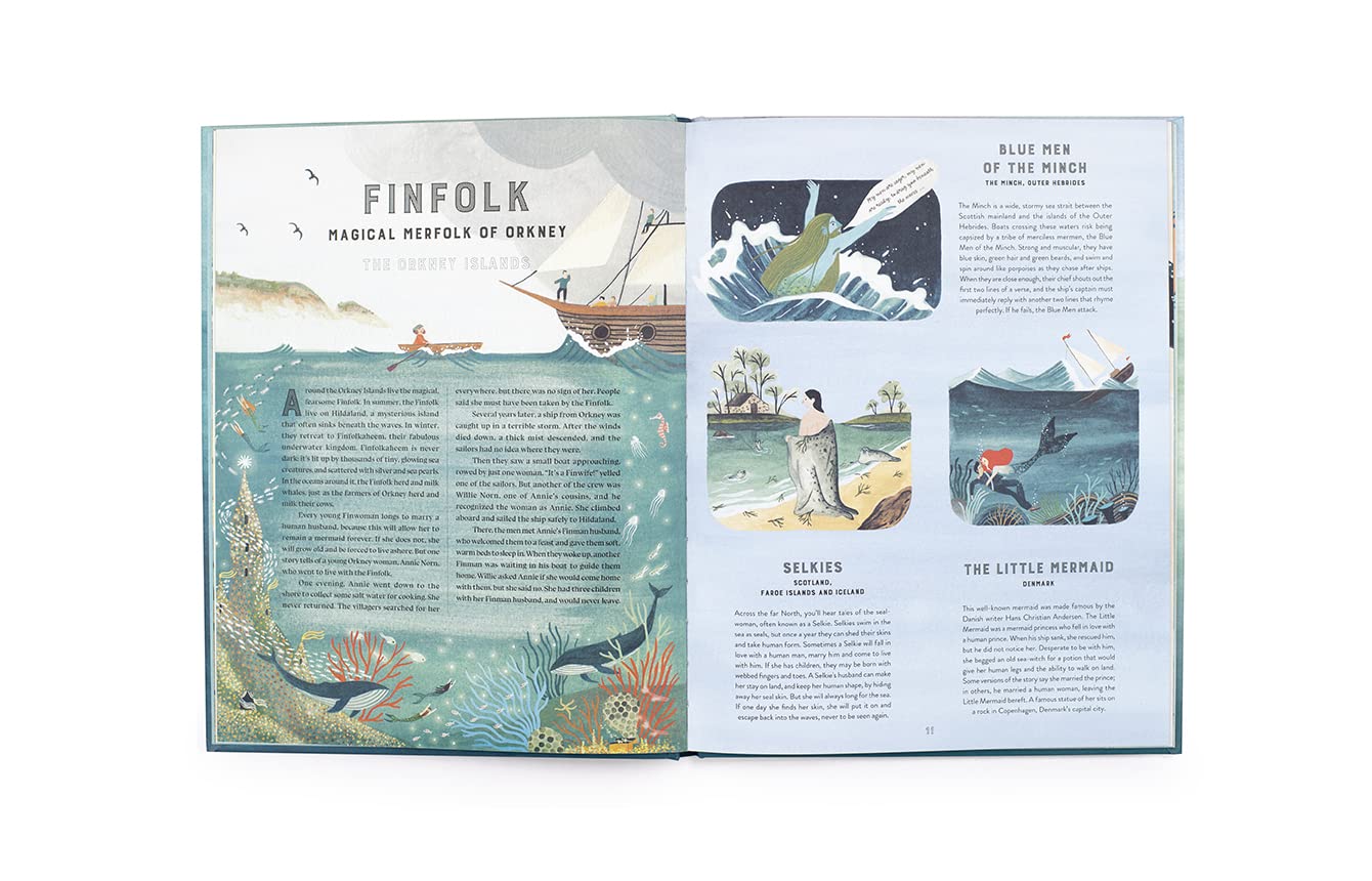 MERMAID ATLAS: MERFOLK OF THE WORLD BY ANNA CLAYBOURNE AND MIREN ASIAIN LORA