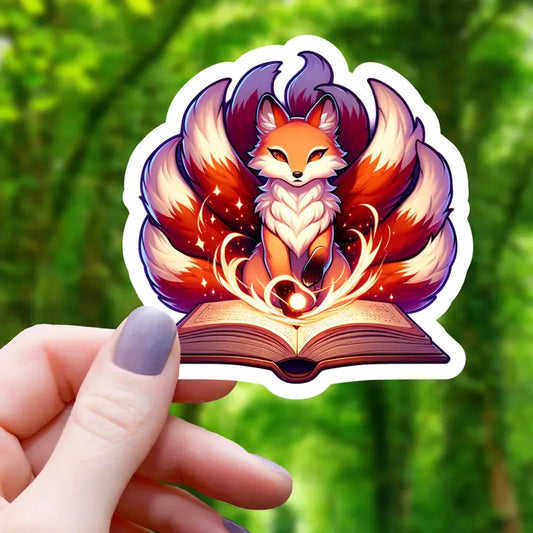 MAGICAL READING KITSUNE STICKER