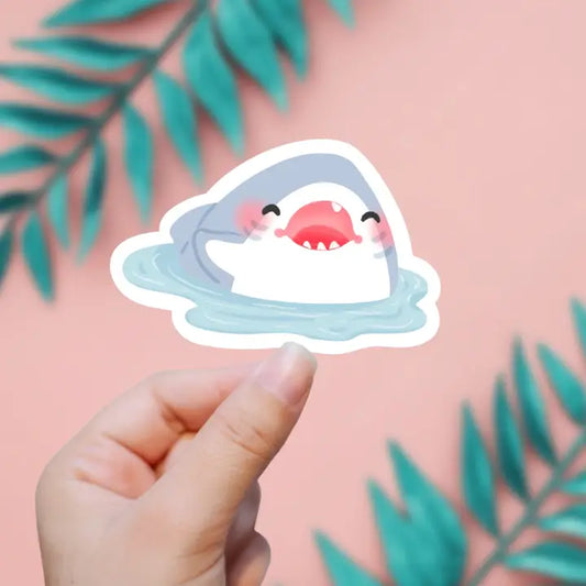 HAPPY SHARK STICKER