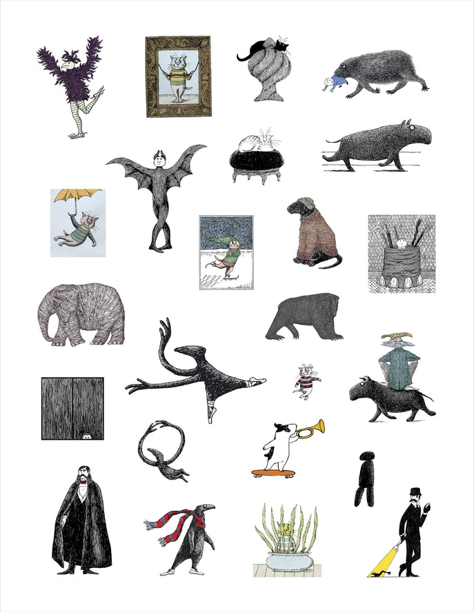 EDWARD GOREY STICKER BOOK