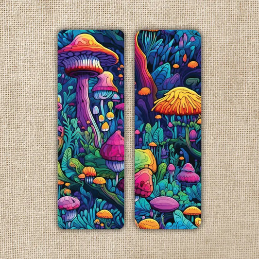 PSYCHEDELLIC MUSHROOMS BOOKMARK