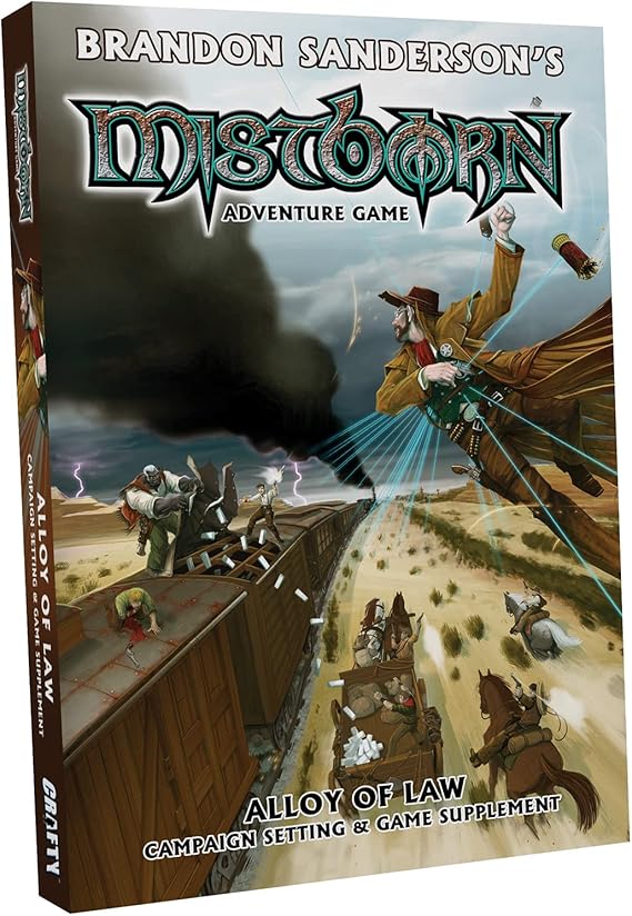 MISTBORN ADVENTURE GAME ALLOY OF LAW CAMPAIGN SETTING AND GAME SUPPLEMENT