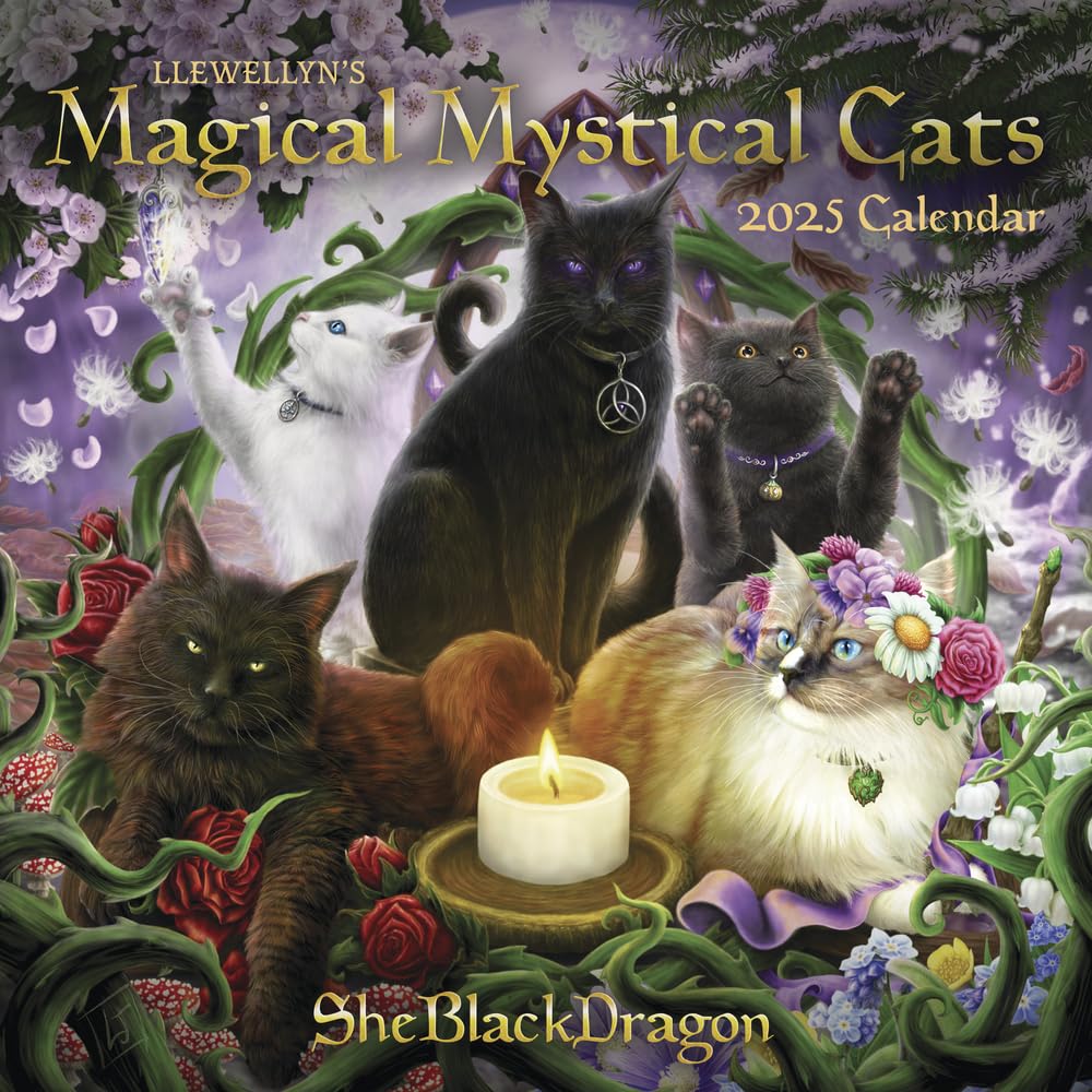 LLEWELLYN'S MAGICAL MYSTICAL CATS CALENDAR 2025