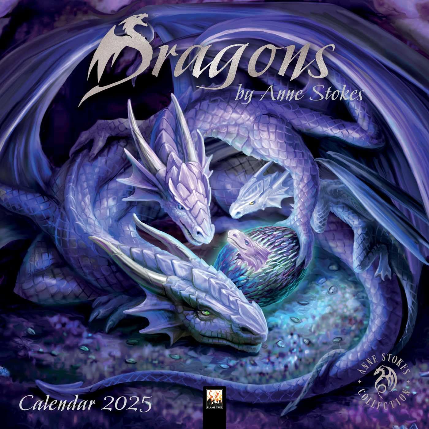 DRAGONS BY ANNE STOKES CALENDAR 2025