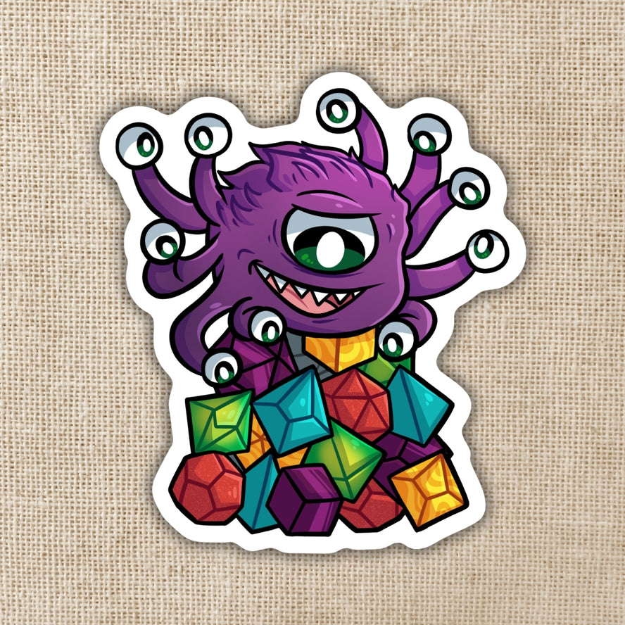 BEHOLDER DICE STICKER