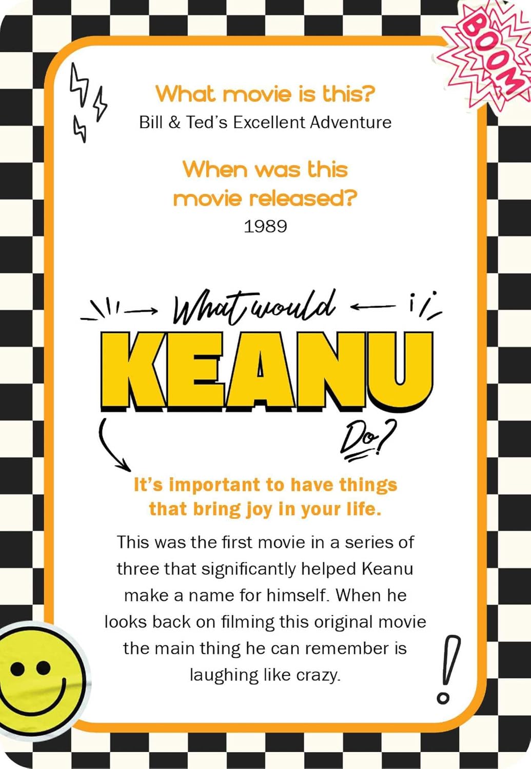 WHAT WOULD KEANU DO? INSPIRATION CARDS