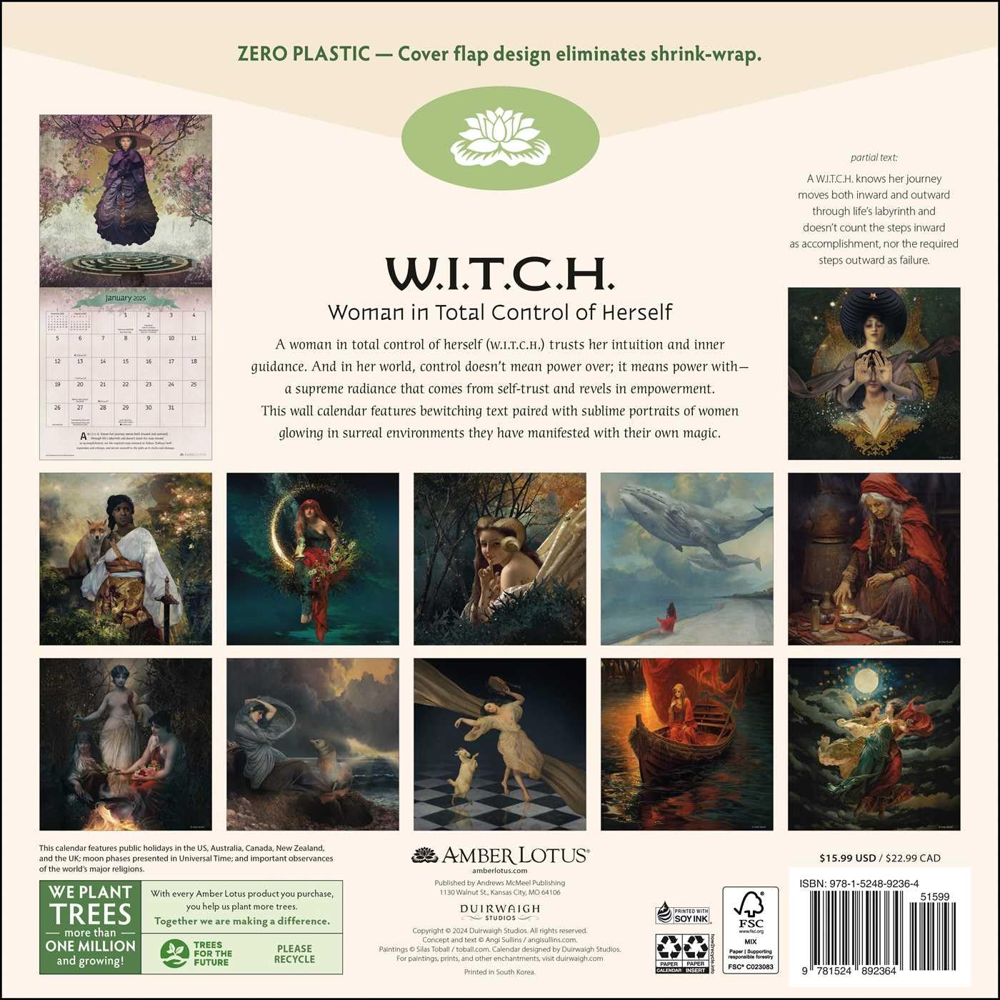 W.I.T.C.H. (WOMAN IN TOTAL CONTROL OF HERSELF) 2025 CALENDAR