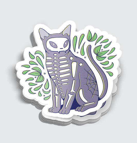 HALLOWEEN CAT STICKER