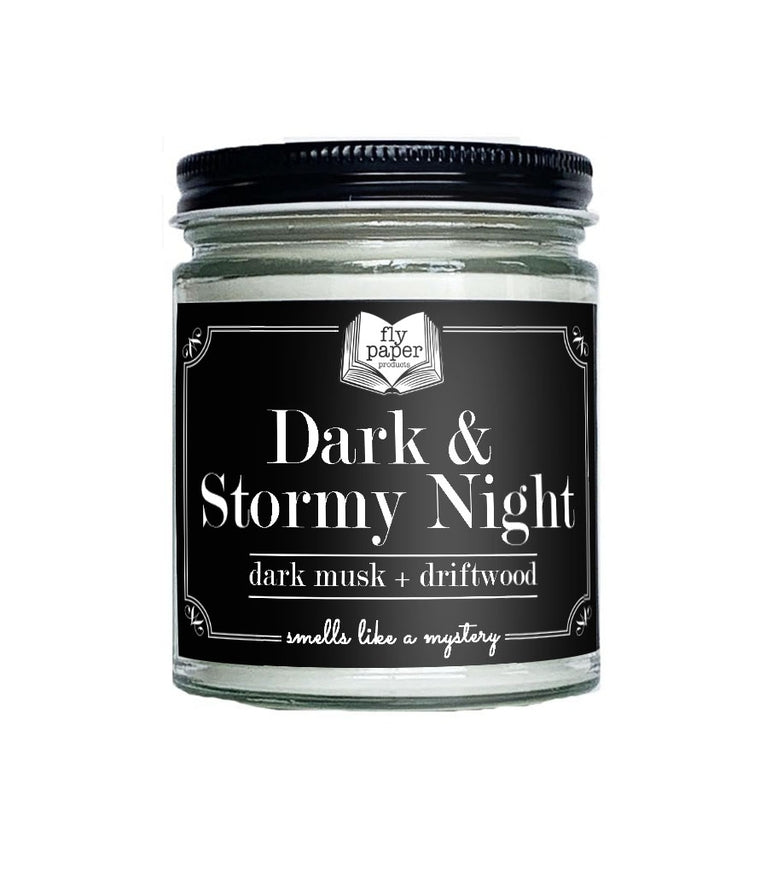 DARK AND STORMY NIGHT JAR CANDLE