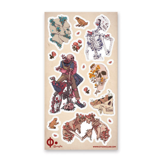 LOVE NEVER DIES STICKER SHEET