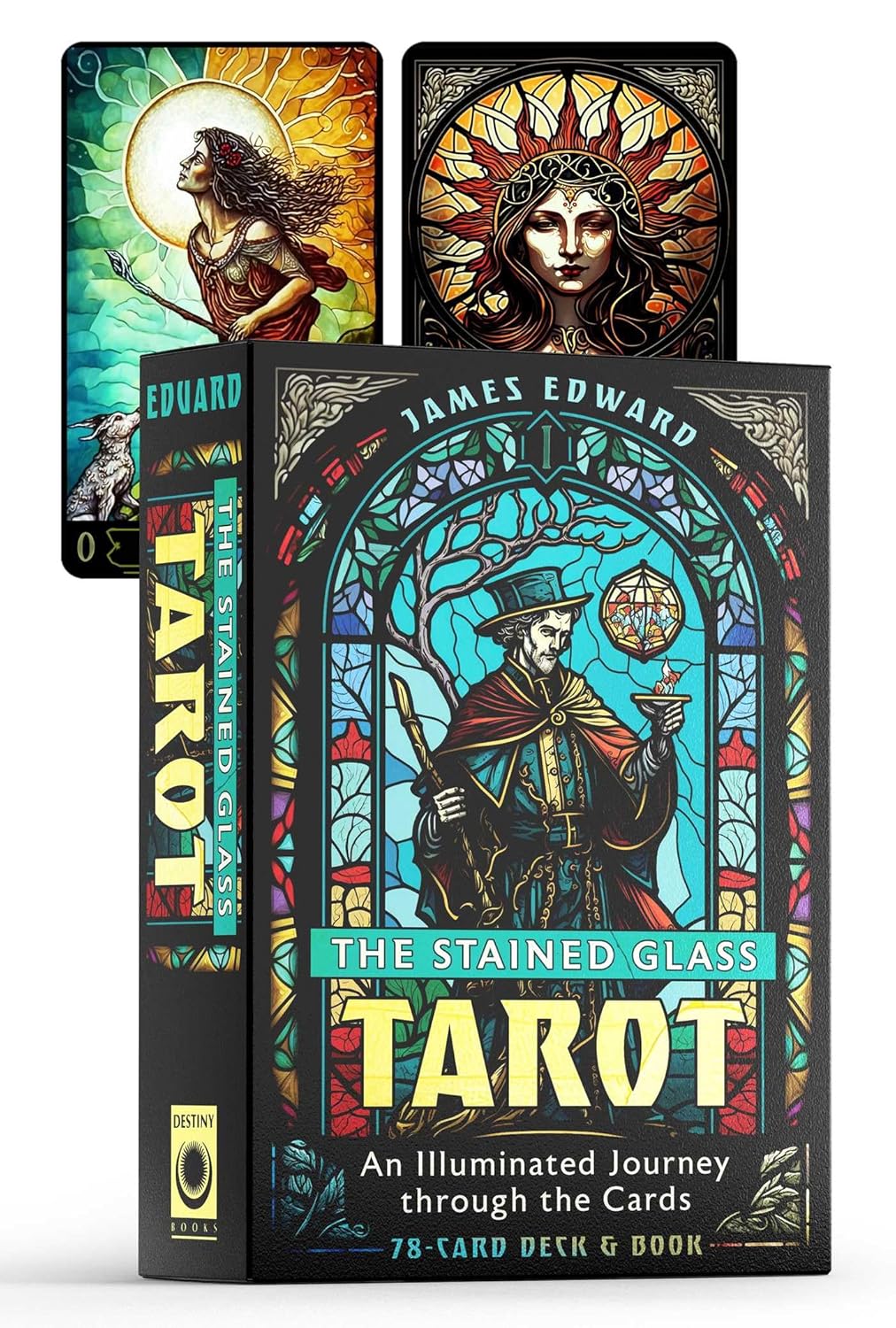 STAINED GLASS TAROT DECK