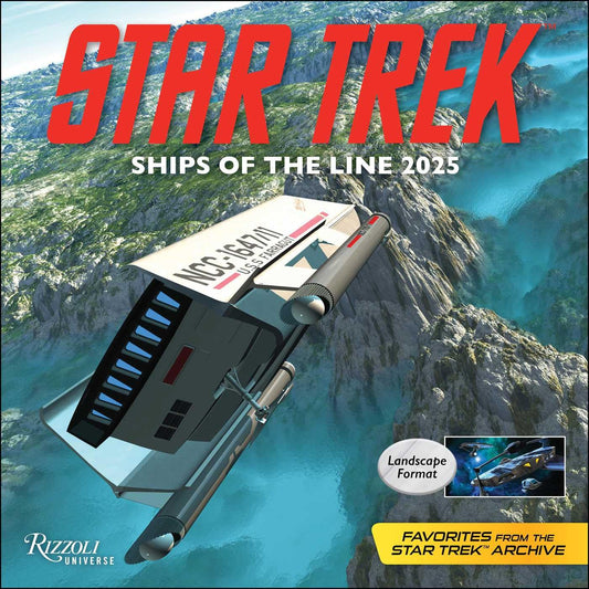 STAR TREK SHIPS OF THE LINE 2025 CALENDAR