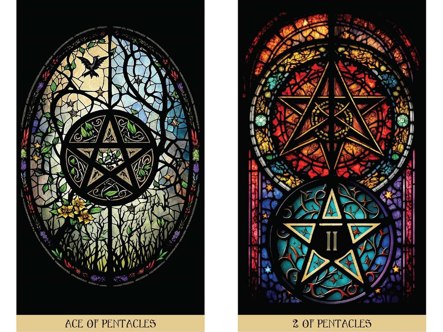 STAINED GLASS TAROT DECK