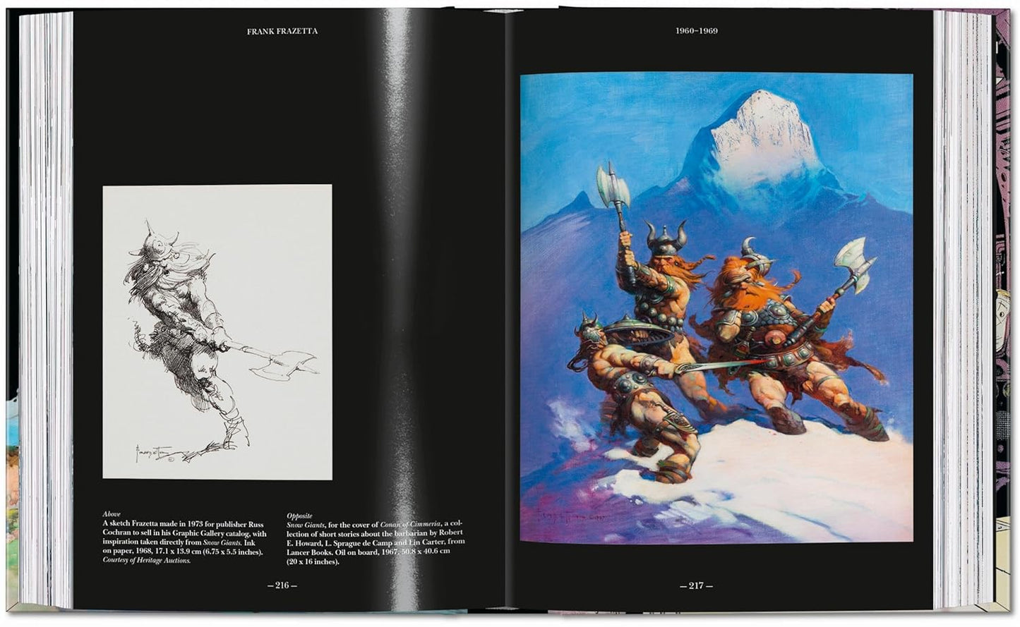 THE FANTASTIC WORLDS OF FRANK FRAZETTA BY TASCHEN