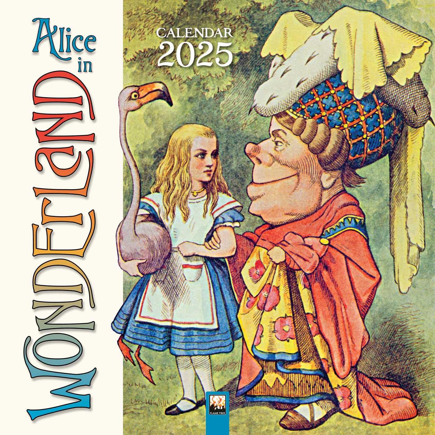 ALICE IN WONDERLAND CALENDAR 2025