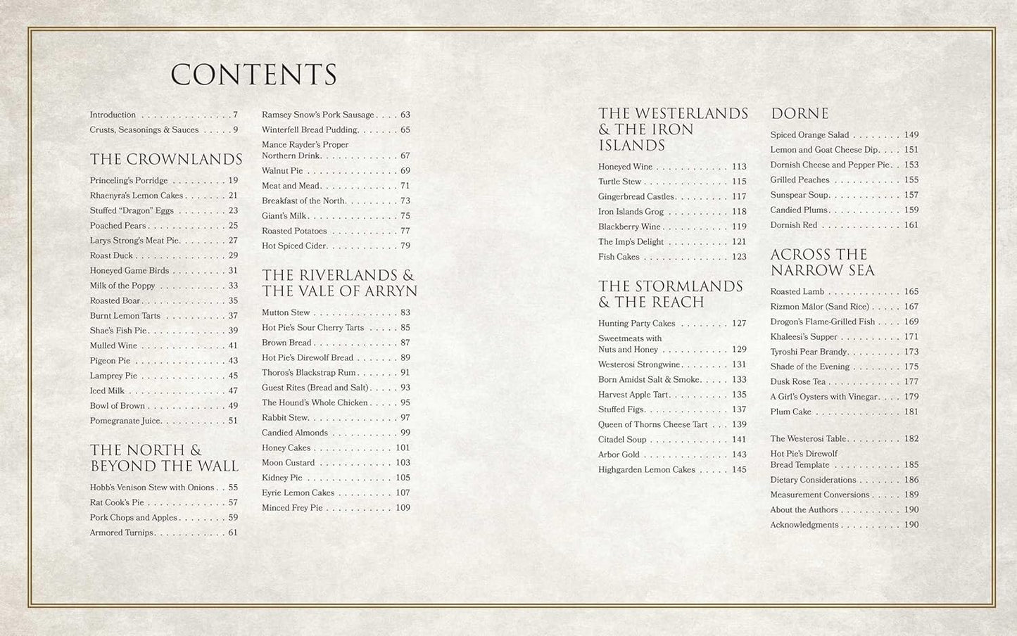 THE OFFICIAL WESTEROS COOKBOOK: RECIPES FROM GAMES OF THRONES AND HOUSE OF THE DRAGON