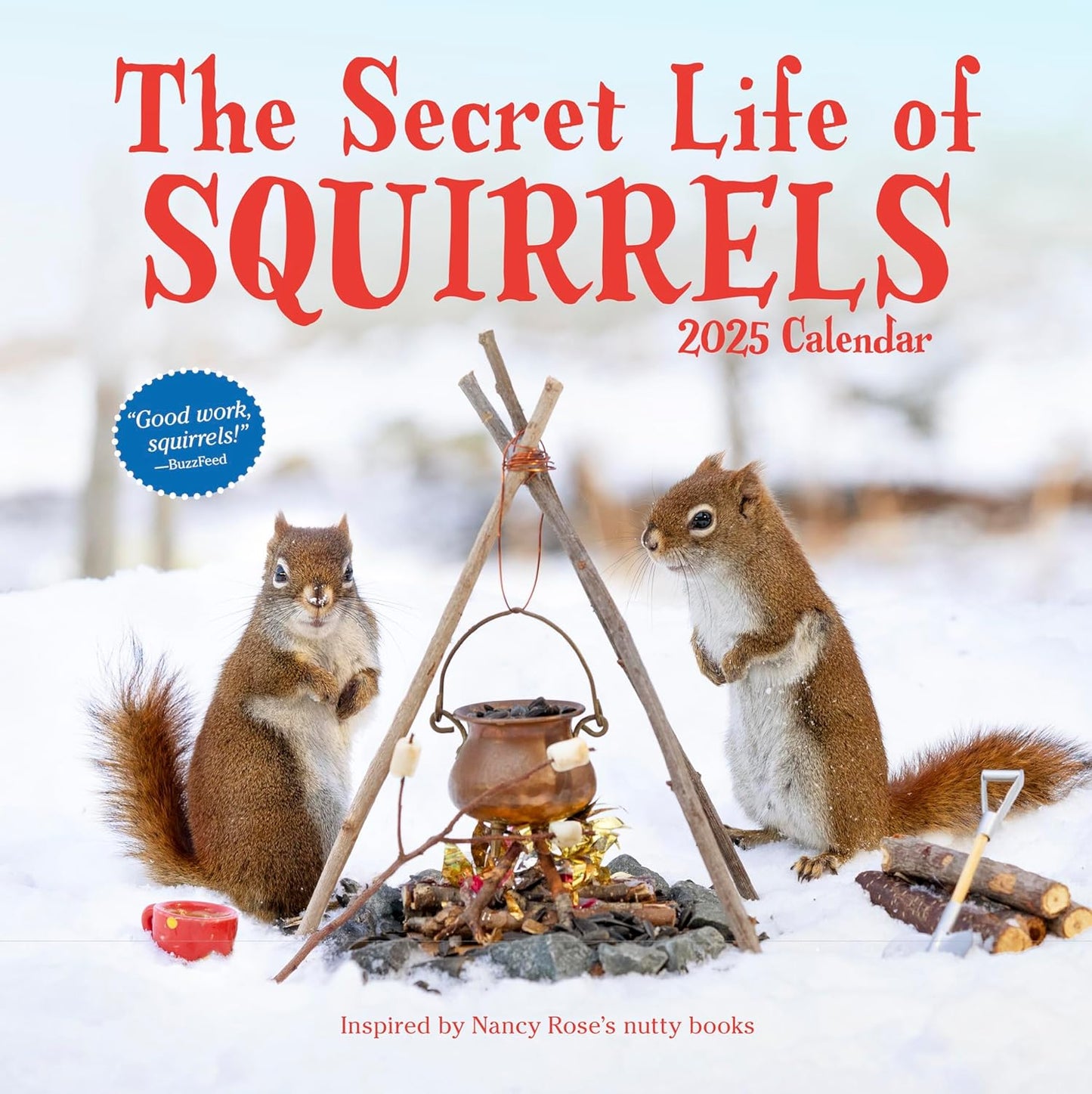 THE SECRET LIFE OF SQUIRRELS 2025 CALENDAR